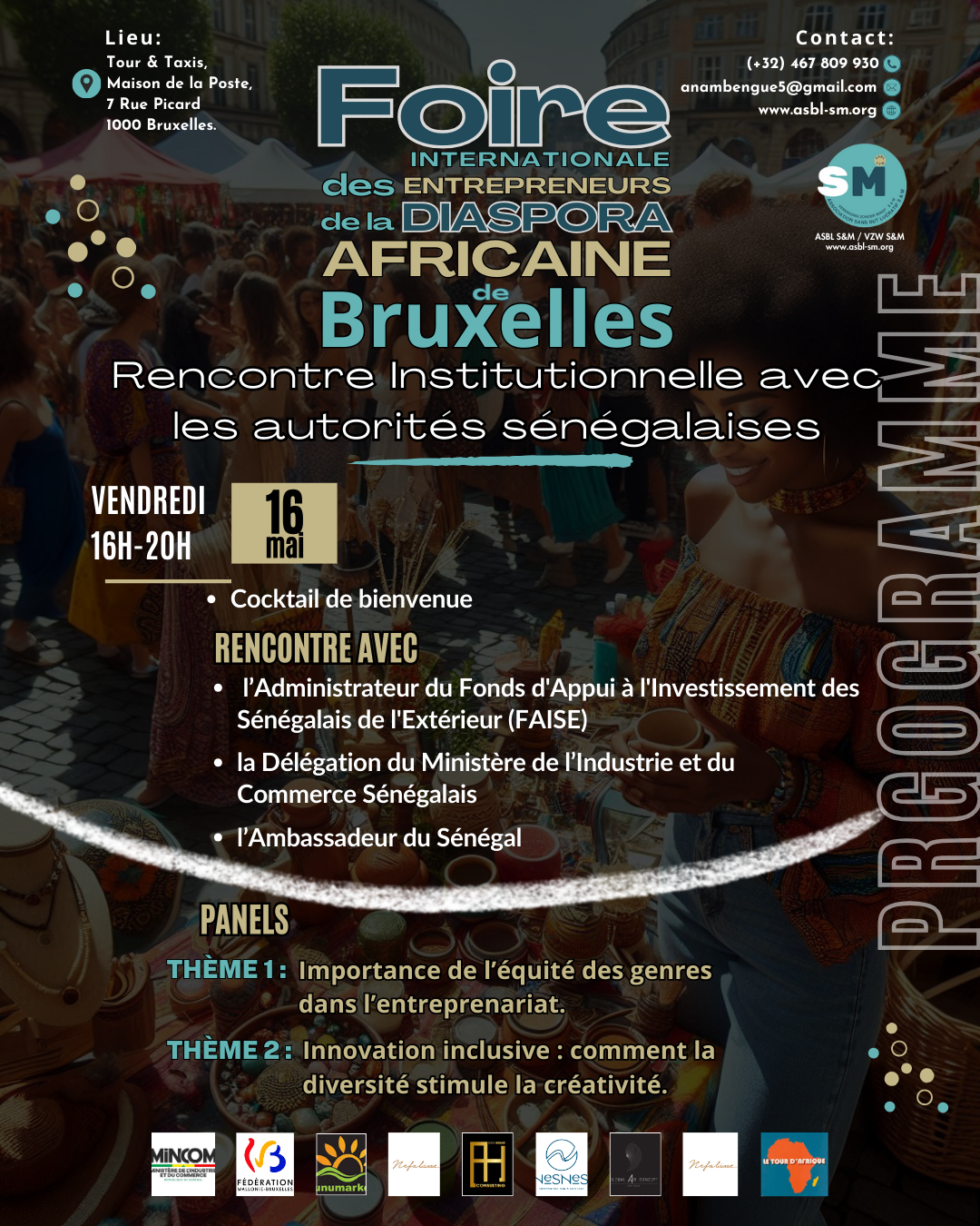 FOIRE PRGOGRAMME du 16 Mai 2025, 16h-20h